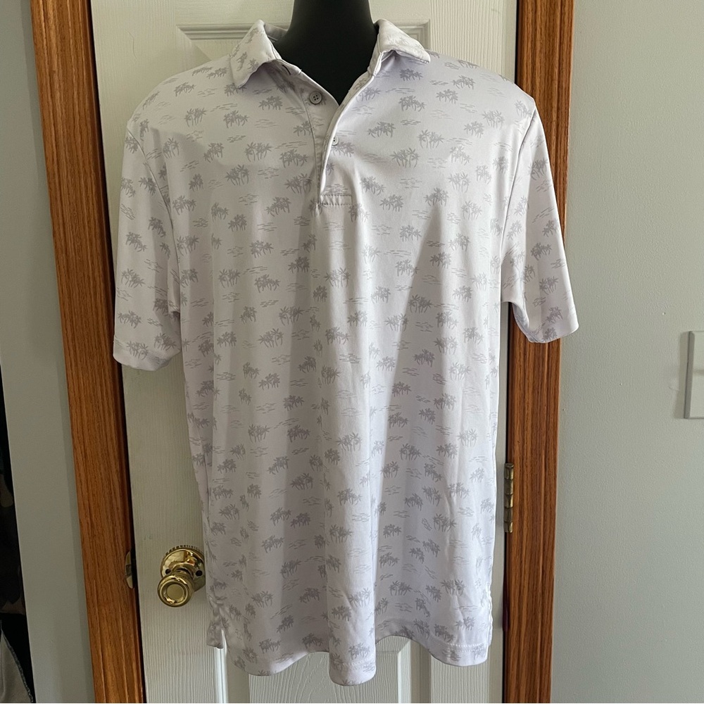 Jack Nicklaus Golf Shirt with Palm Trees- size M
